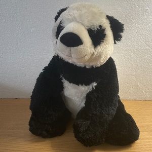 Fiesta Panda Plush Black & White Realistic Stuffed Animal Sitting 14" Super Soft